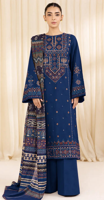 Sapphire|Signature 3Piece Article  Dhanak [Zinc]