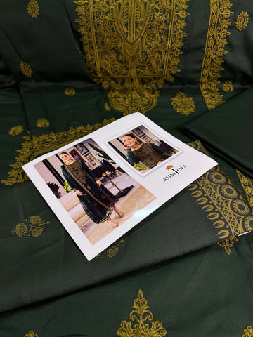 Asim Jofa|Zari-e-Zamarrud (Gold on Emerald) Zehra Studio