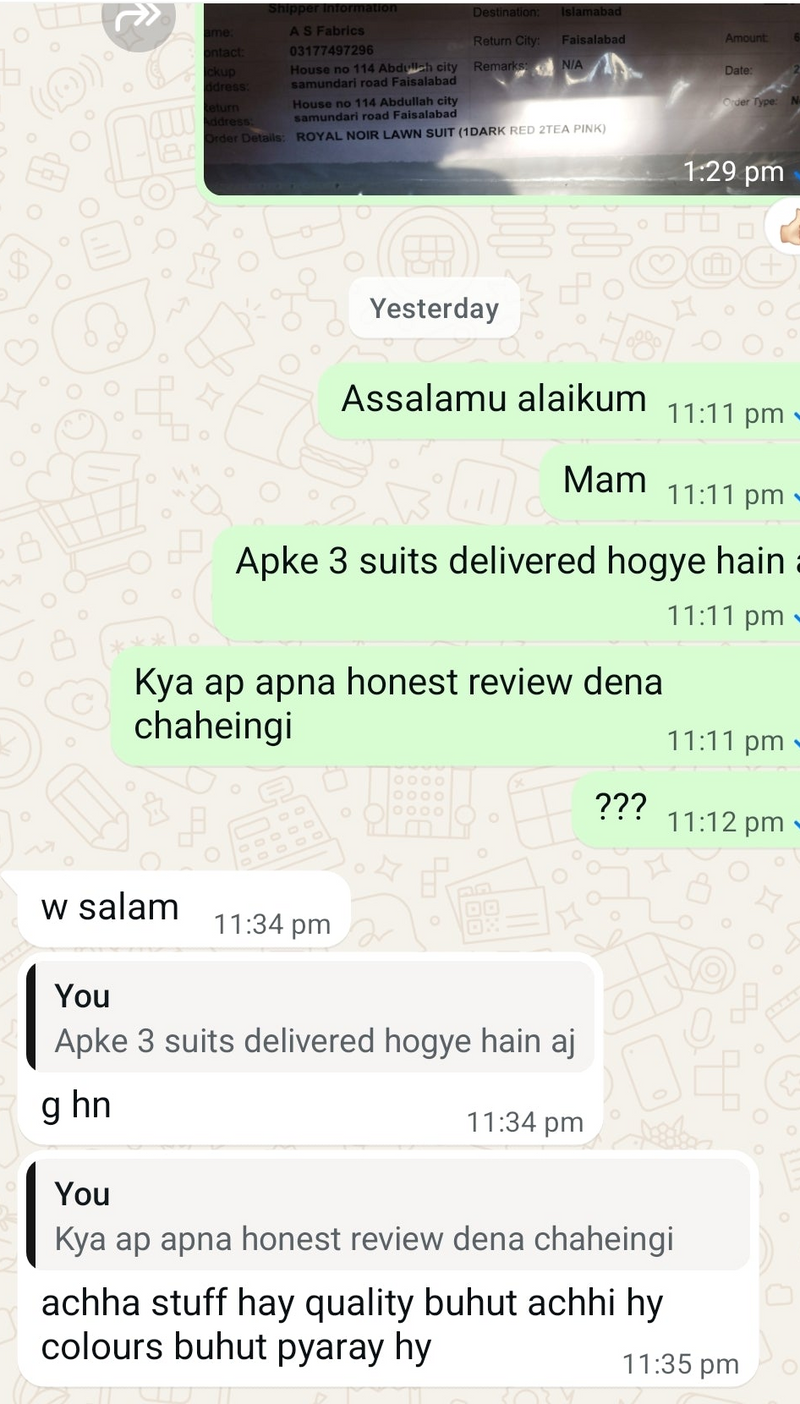 Customer review 7
