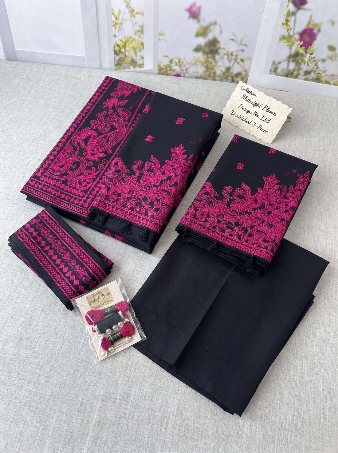 Ravelle|Unstitched Suit 3PCS Zehra Studio