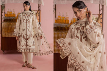 Nooré 3 PIECE EMBROIDERED DRESS