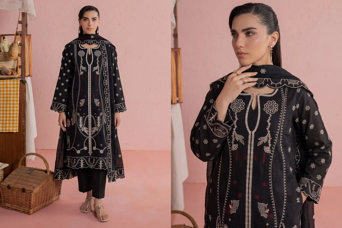 Nooré 3 PIECE EMBROIDERED DRESS