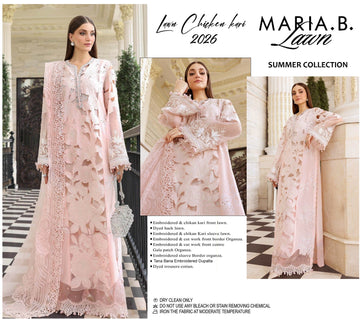 MARIA B LAWN CHICKENKARI 2026 SUMMER COLLECTION