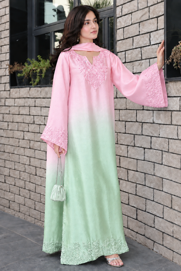 Roselle|Unstitched Silk Suit 3PCS