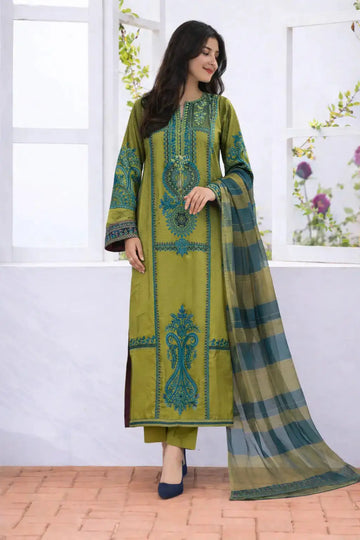 MARI.B. SIGNATURE EMBROIDERY LAWN SUIT_FESTIVE AND CASUAL WEAR 3 PC Zehra Studio